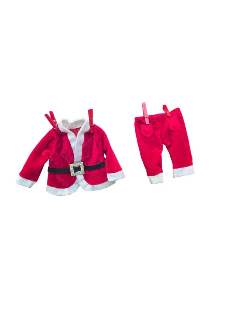 Santa's Laundry Clothesline Christmas Cloth Garland Decoration 72